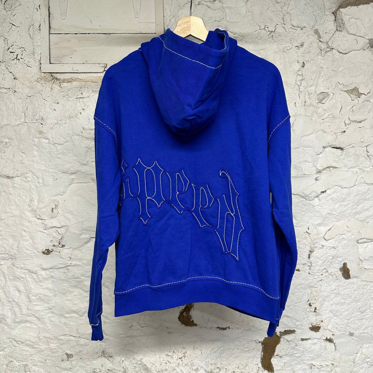 Godspeed OG Logo Blue Zip Up Hoodie Sz XS