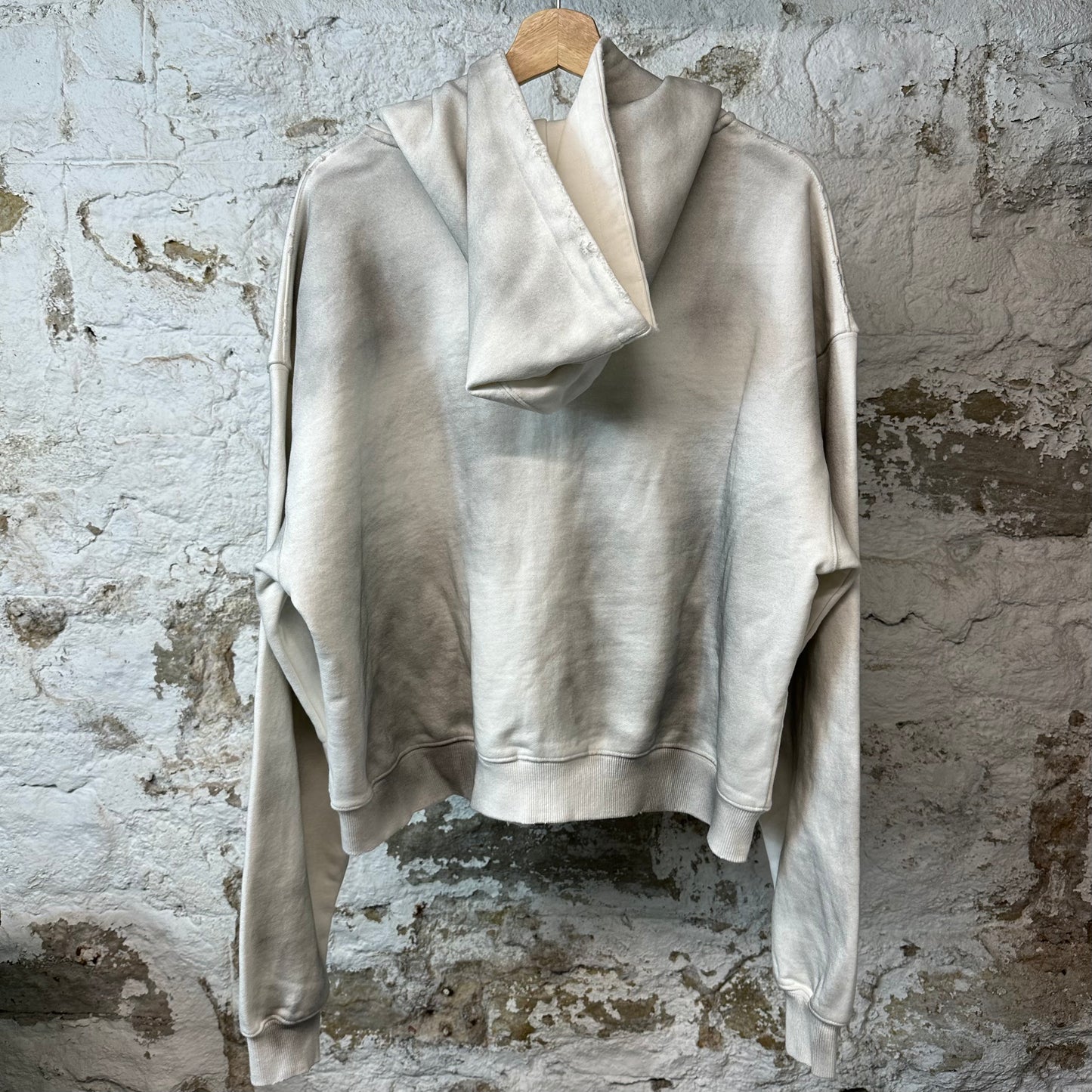 Vale Oreo Zip Up White Hoodie