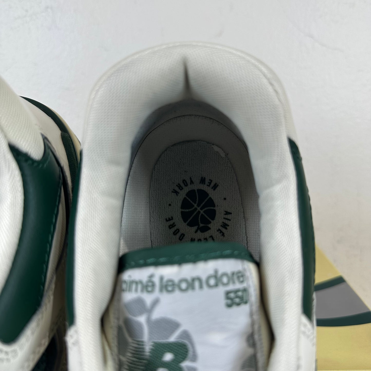 New Balance 550 Aime Leon Dore White Green Sz 8.5
