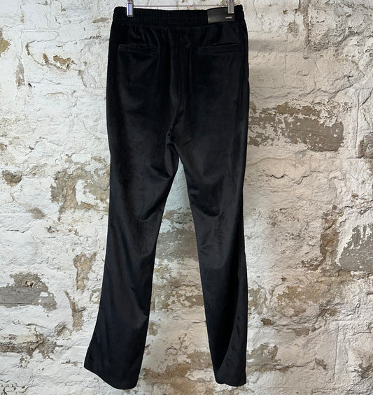Amiri Black MA Velour Track Pants Sz S