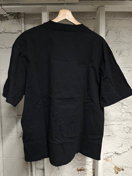 Off-White White Spellout Black T-Shirt Sz S