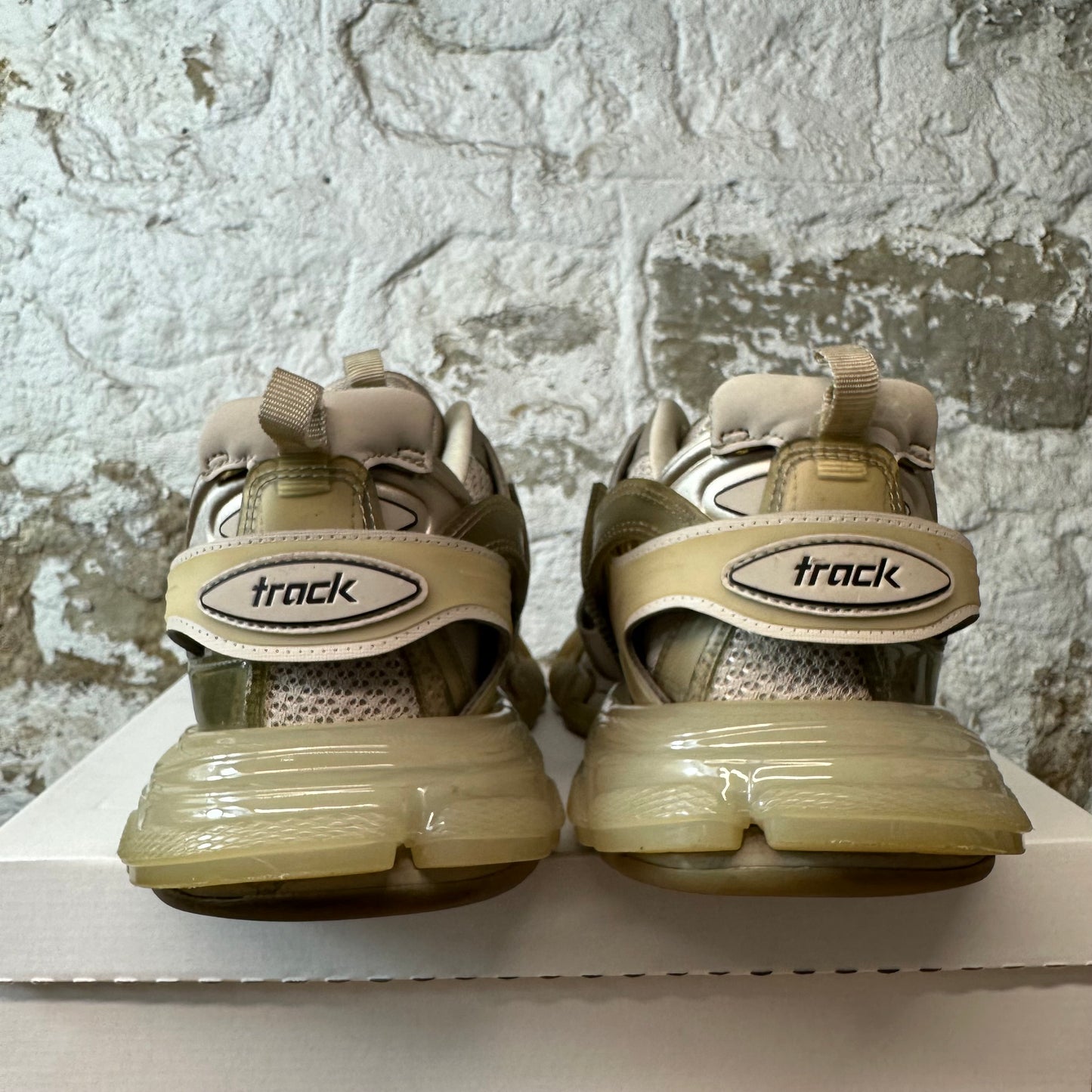 Balenciaga Track Runner Light Beige Clear Sneaker Sz 11 (44)