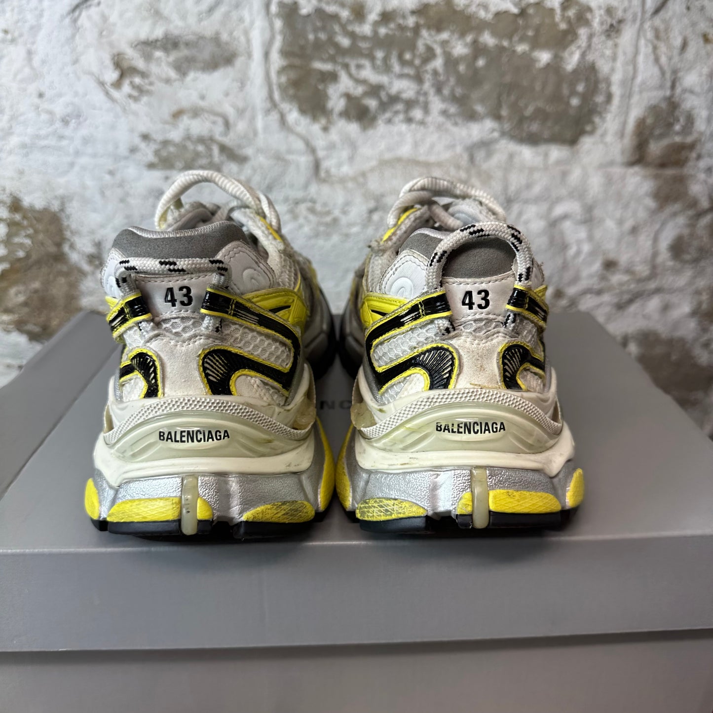 Balenciaga Runner 2 Yellow White Black Sneaker Sz 10 (43)