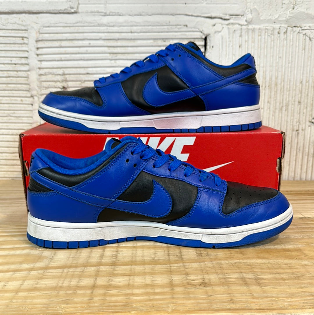 Nike Dunk Low Black Hyper Cobalt Sz 11.5