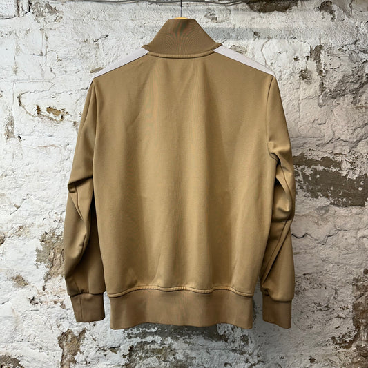 Palm Angels Tan White Track Jacket Sz M