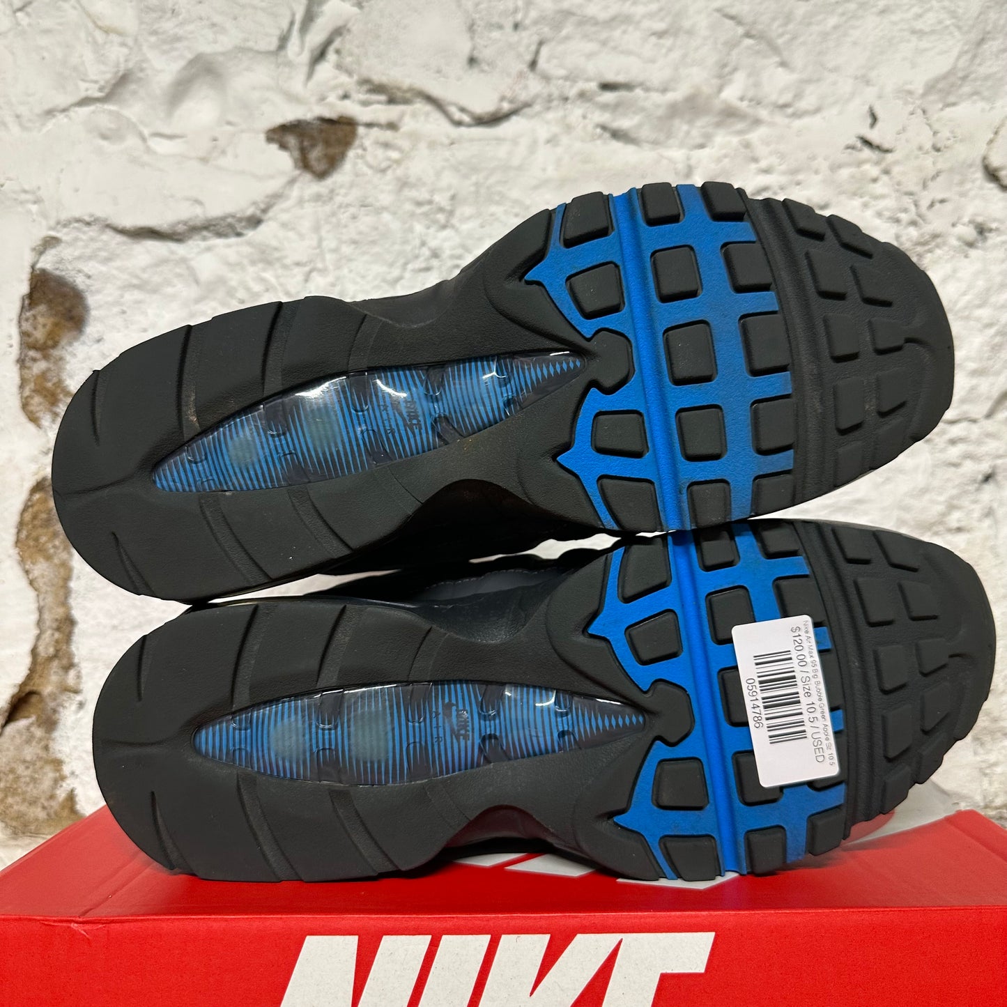 Nike Air Max 95 Big Bubble Green Apple Sz 10.5