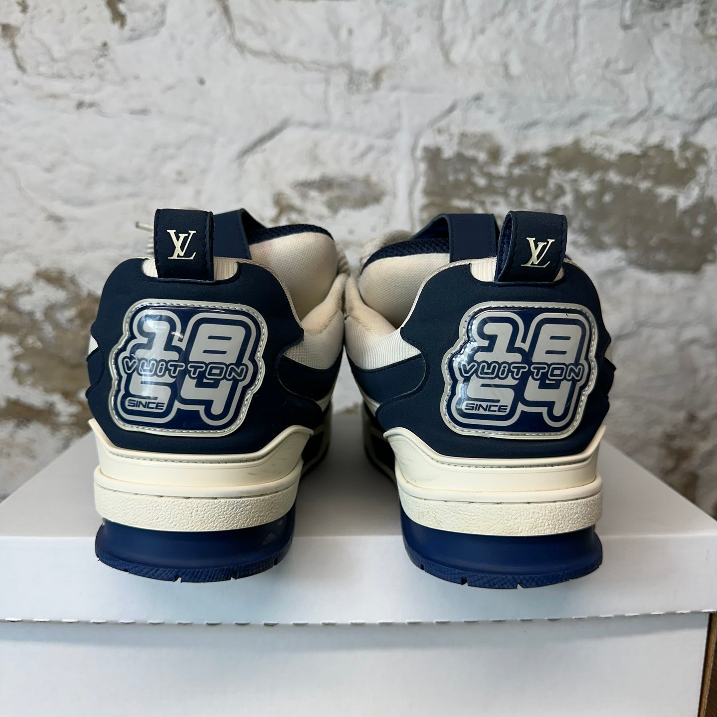 Louis Vuitton Navy White Skate Sneaker Sz 10 (8.5LV)