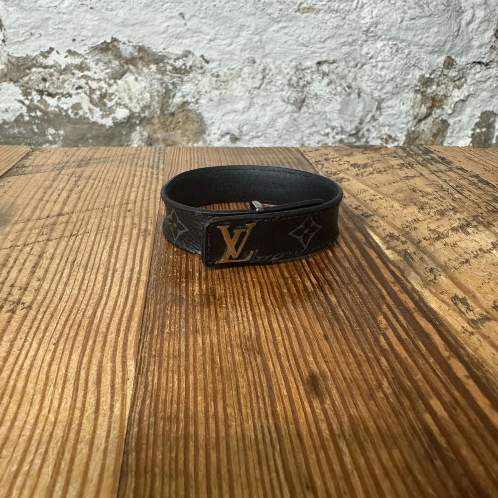 Louis Vuitton Graphite Slim Bracelet Sz 21 W/ Box