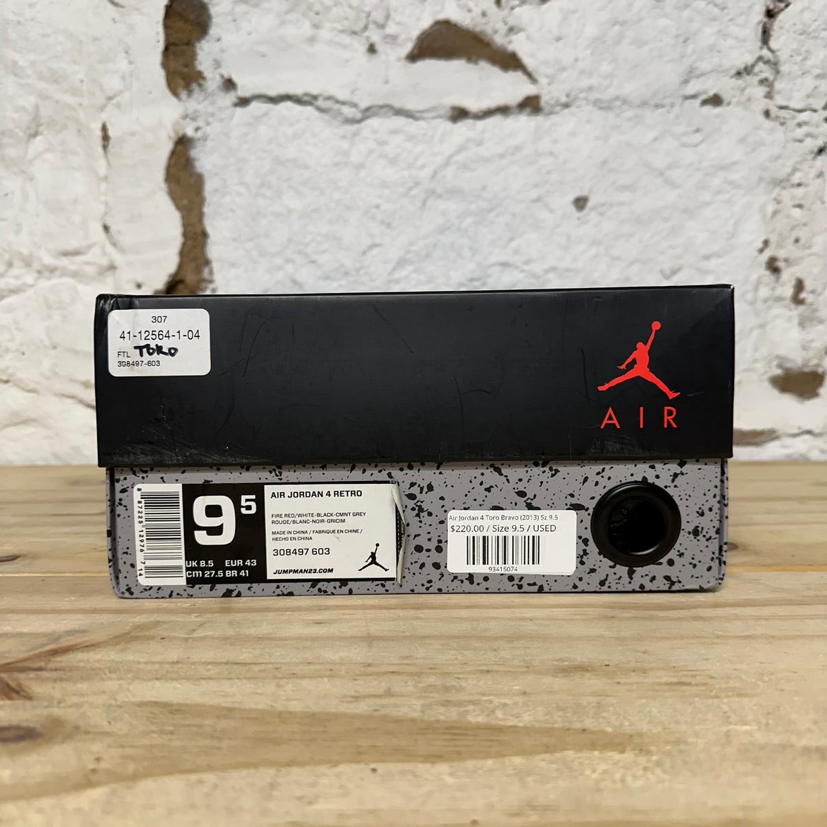 Air Jordan 4 Toro Bravo (2013) Sz 9.5