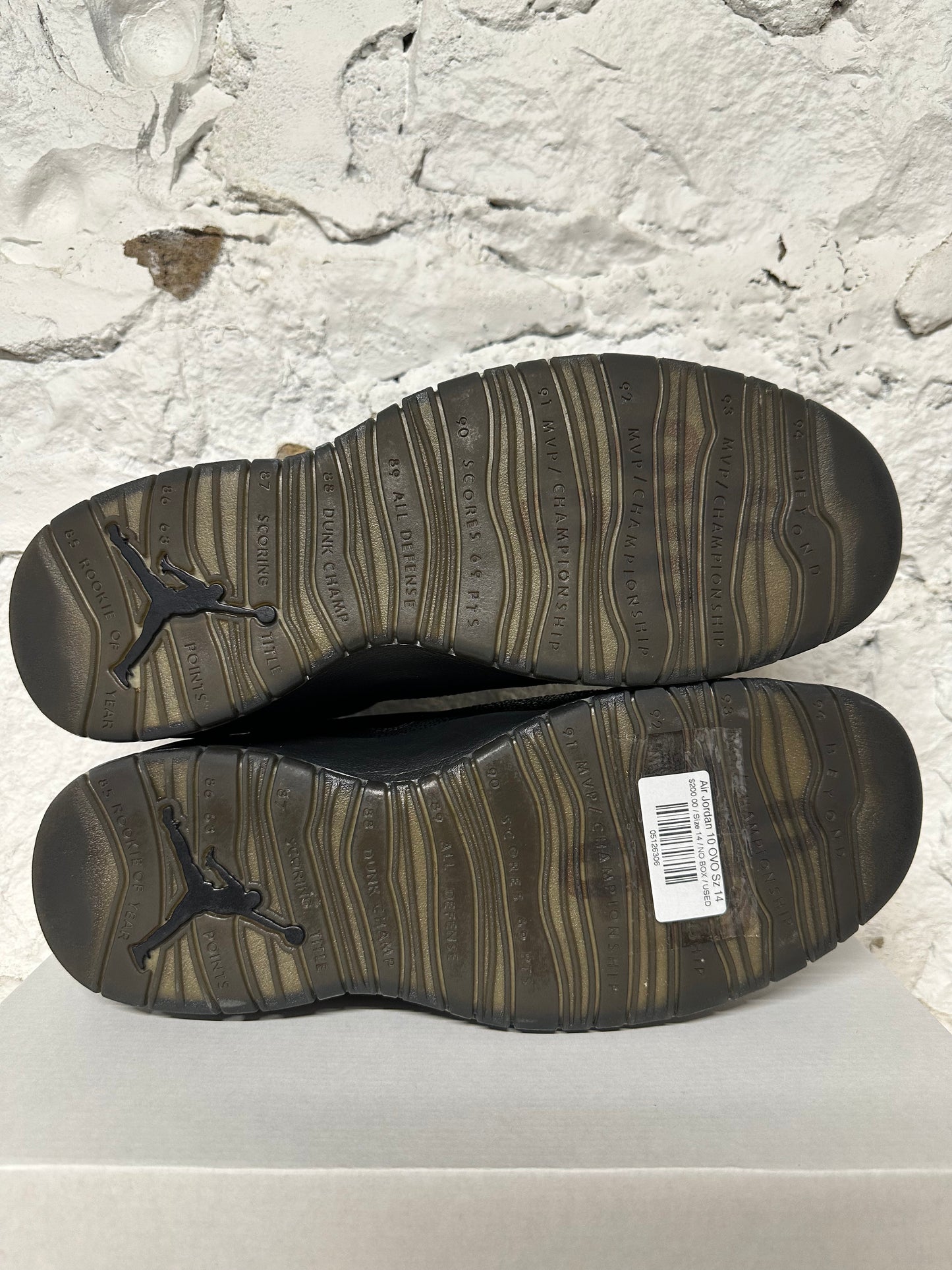 Air Jordan 10 OVO Sz 14