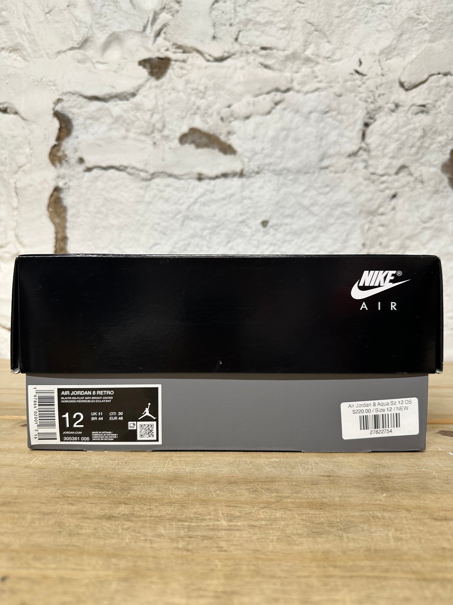 Air Jordan 8 Aqua Sz 12 DS