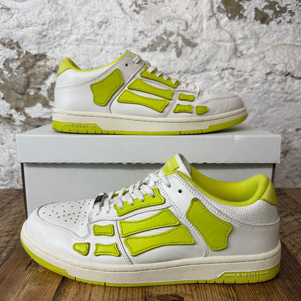 Amiri Yellow Skeleton White Sneaker Sz 10 (43) No Box