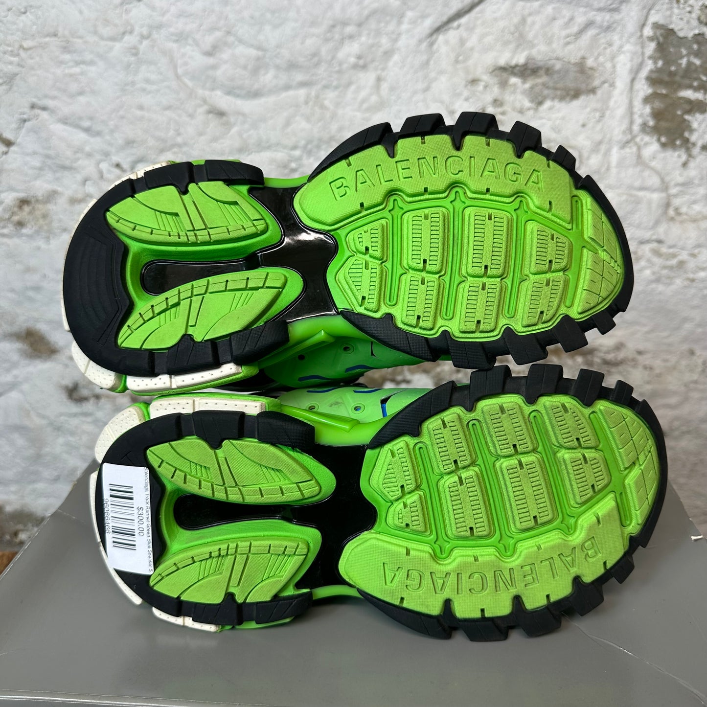 Balenciaga Track Runner Green Blue Sneaker Sz 5 (37)