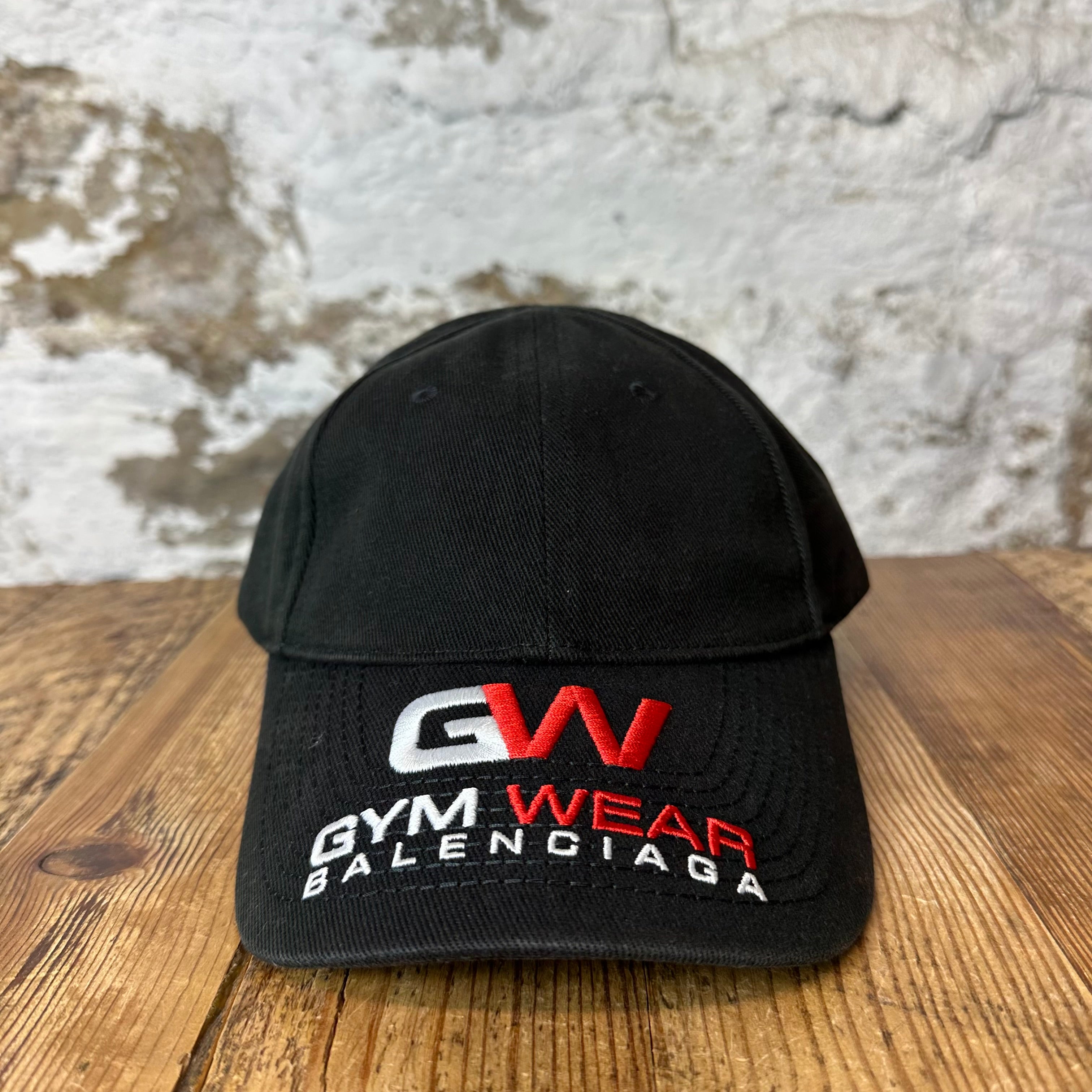 Balenciaga Gym Wear Hat Black Sz L