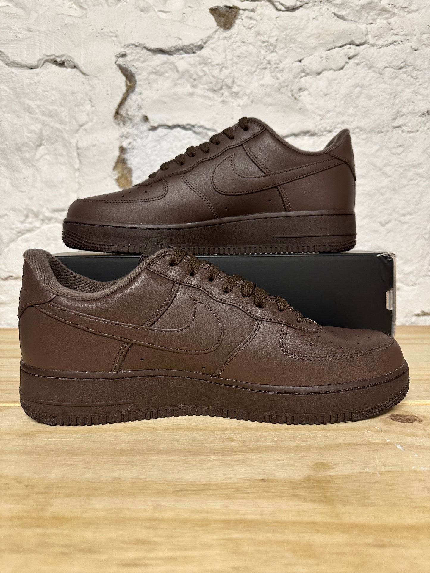 Nike Air Force 1 Low Supreme Baroque Brown Sz 11 DS