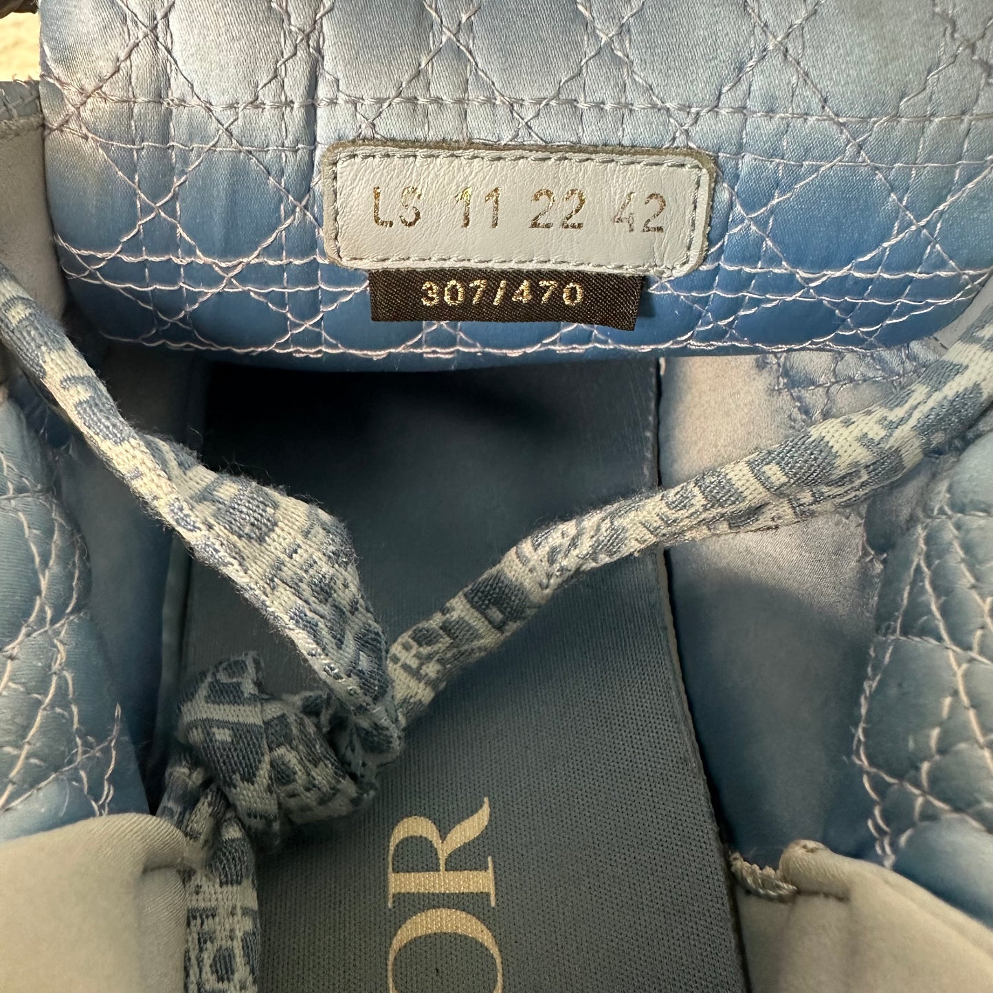 Dior ERL Blue Oblique Skate Sneaker Sz 9 (42)