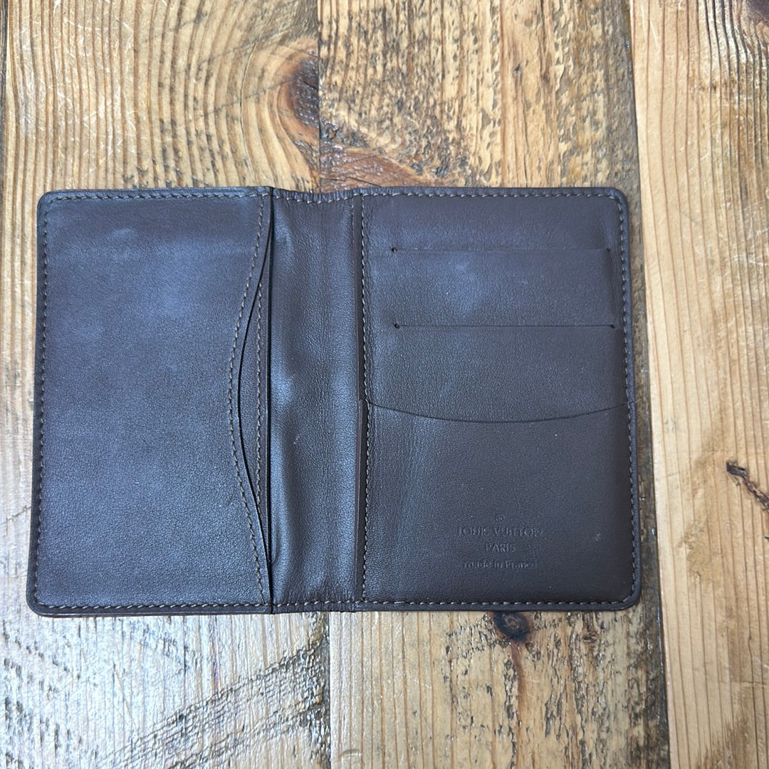 Louis Vuitton Brown Embossed Damier Pocket Organizer