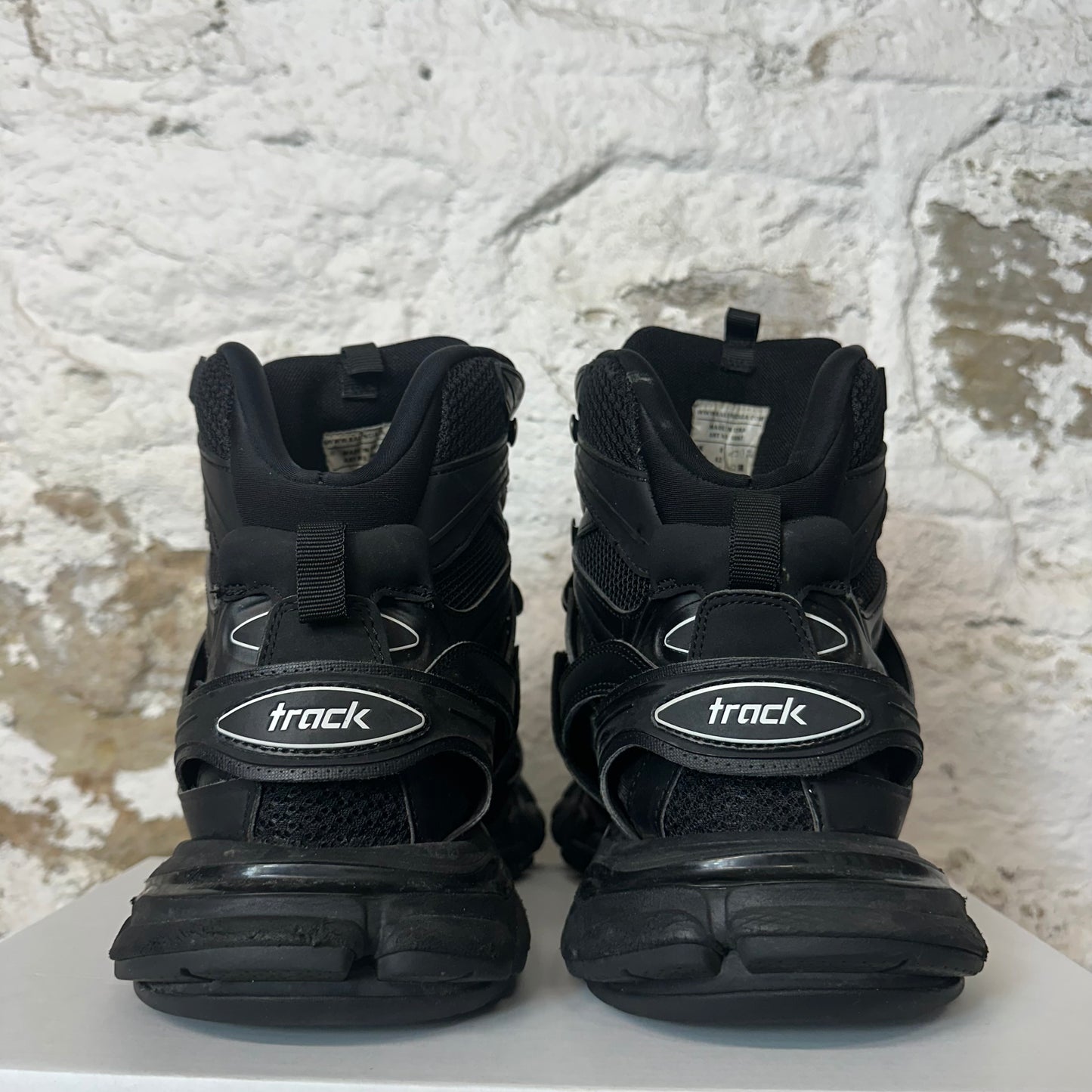 Balenciaga High Track Runner Triple Black Sneaker Sz 9 (42) No Box