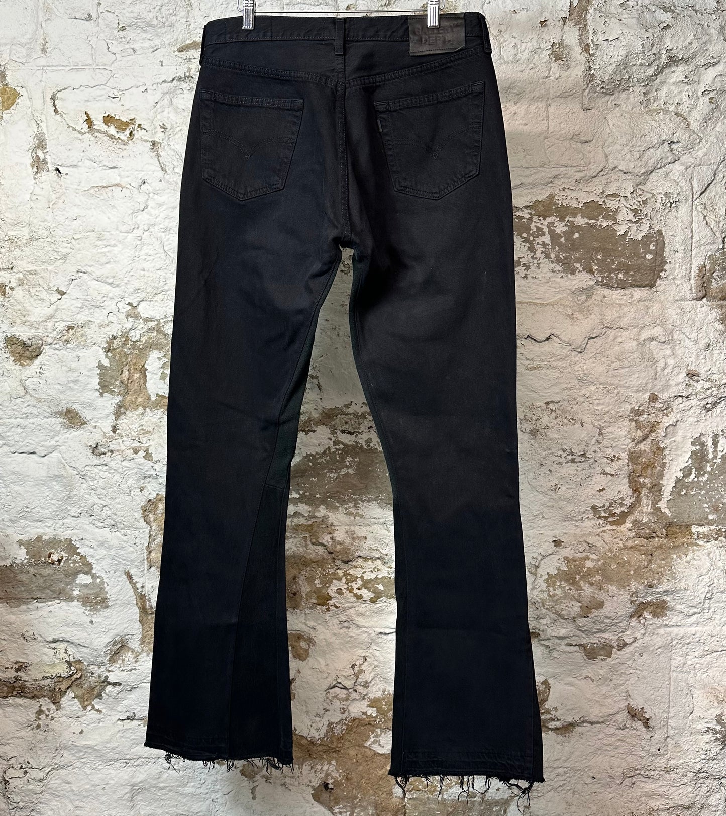 Gallery Department Black Flare Denim Jeans Sz 32