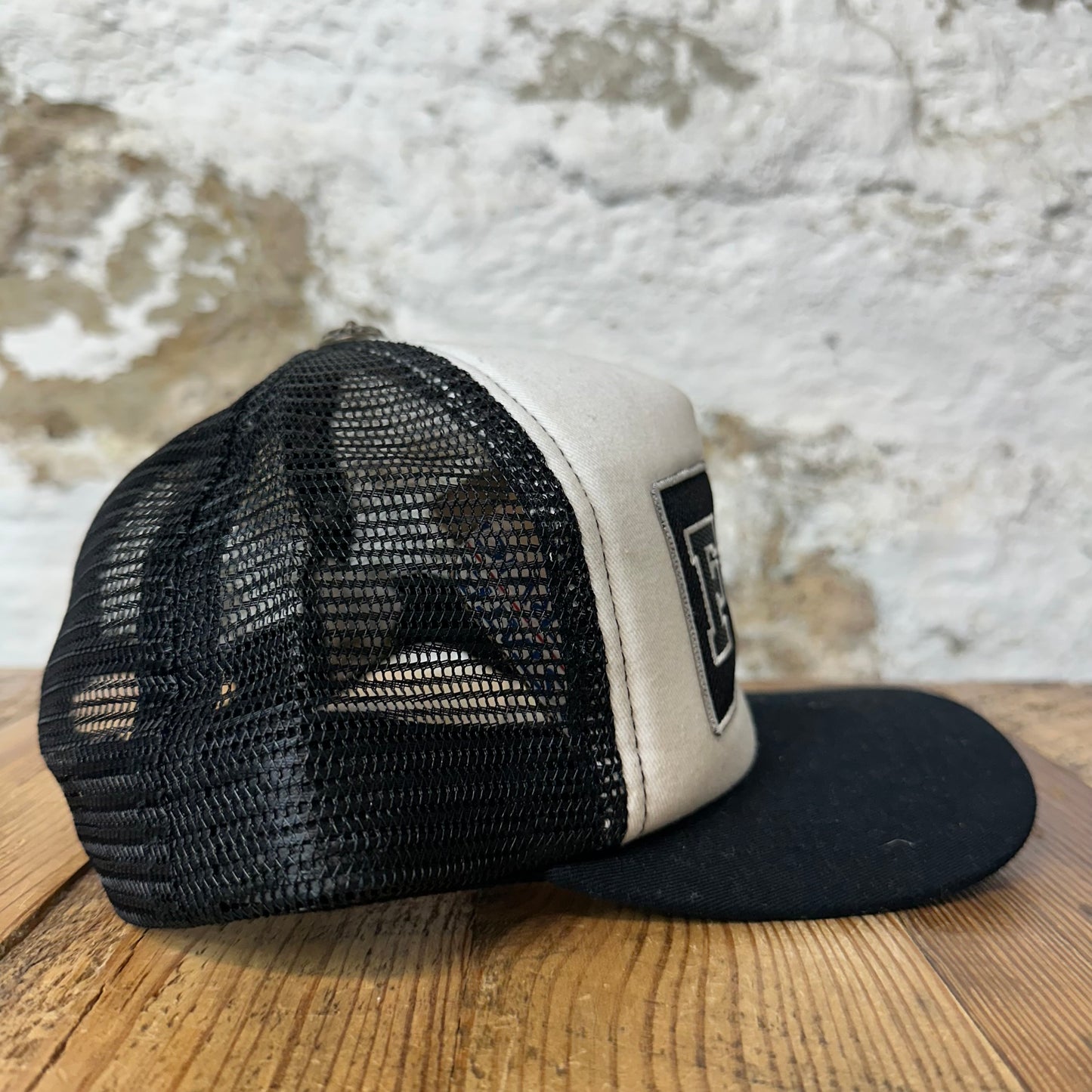 Chrome Hearts Foti Black White Trucker Hat
