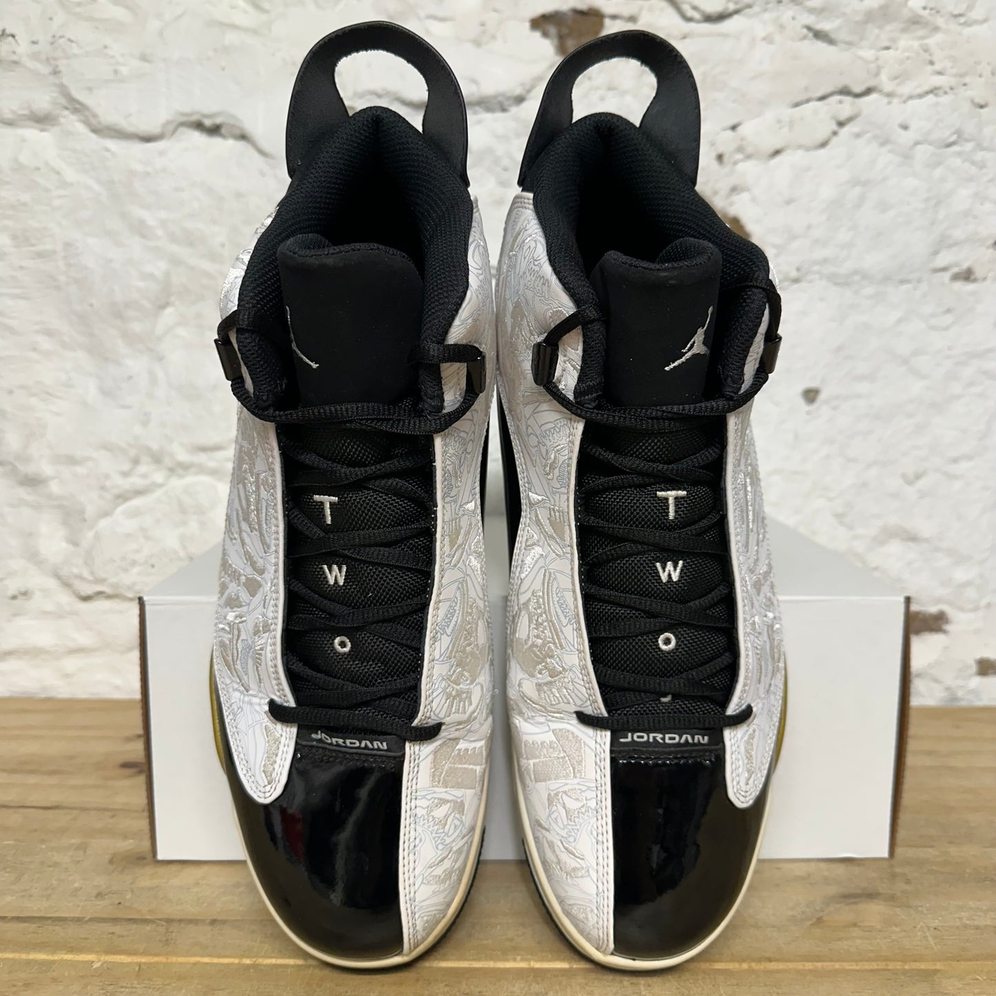 Air Jordan Dub Zero Metallic Gold White Sz 13