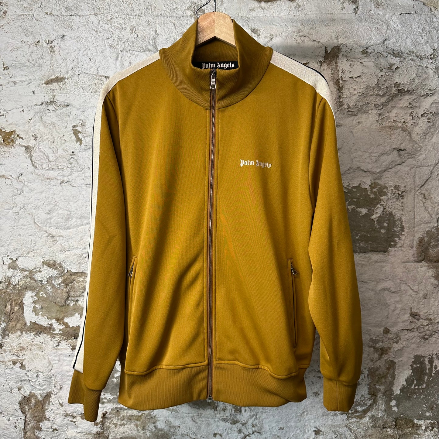 Palm Angels Mustard Track Jacket Sz L