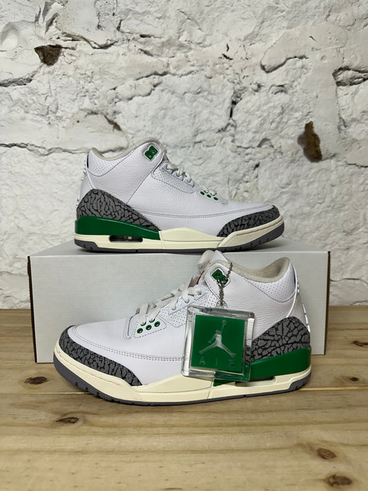 Air Jordan 3 Lucky Green Sz 6.5 (8W)