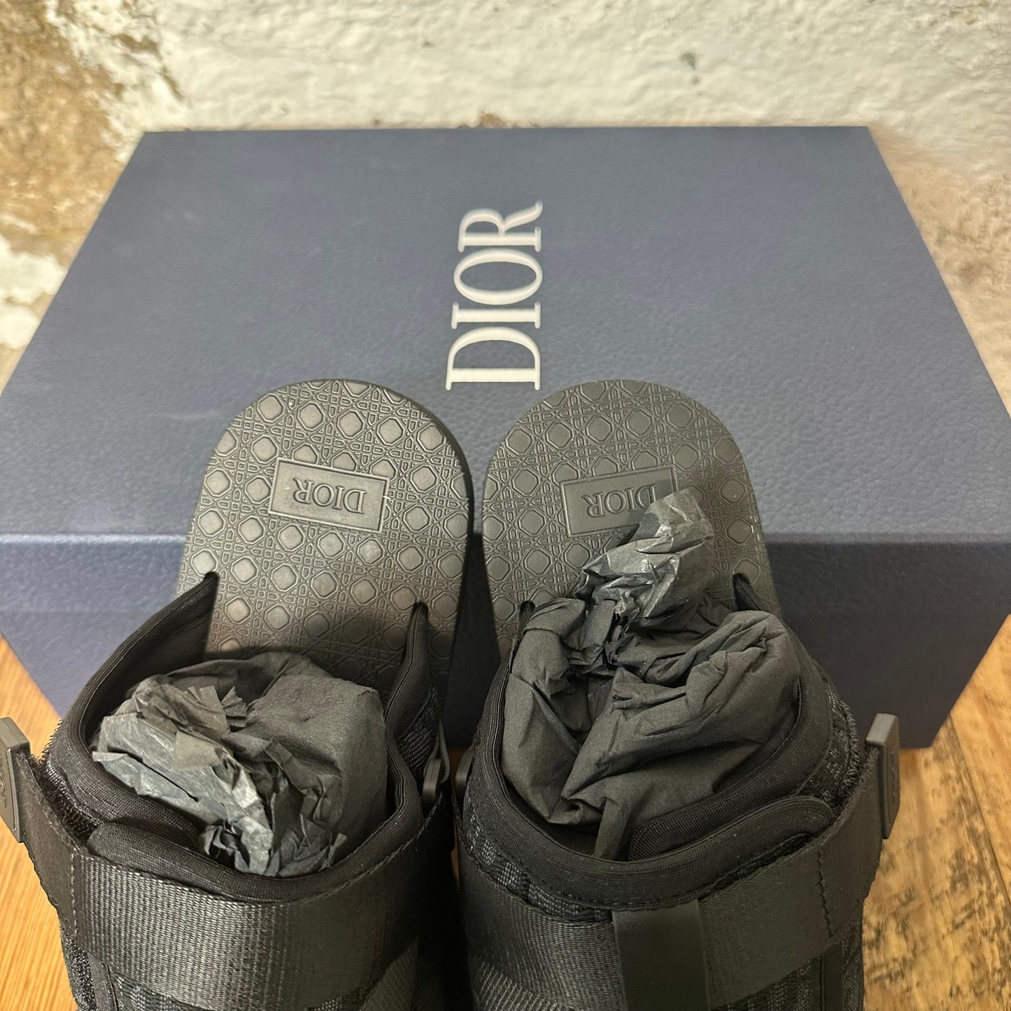 Dior Alpha Oblique Black Sandal
