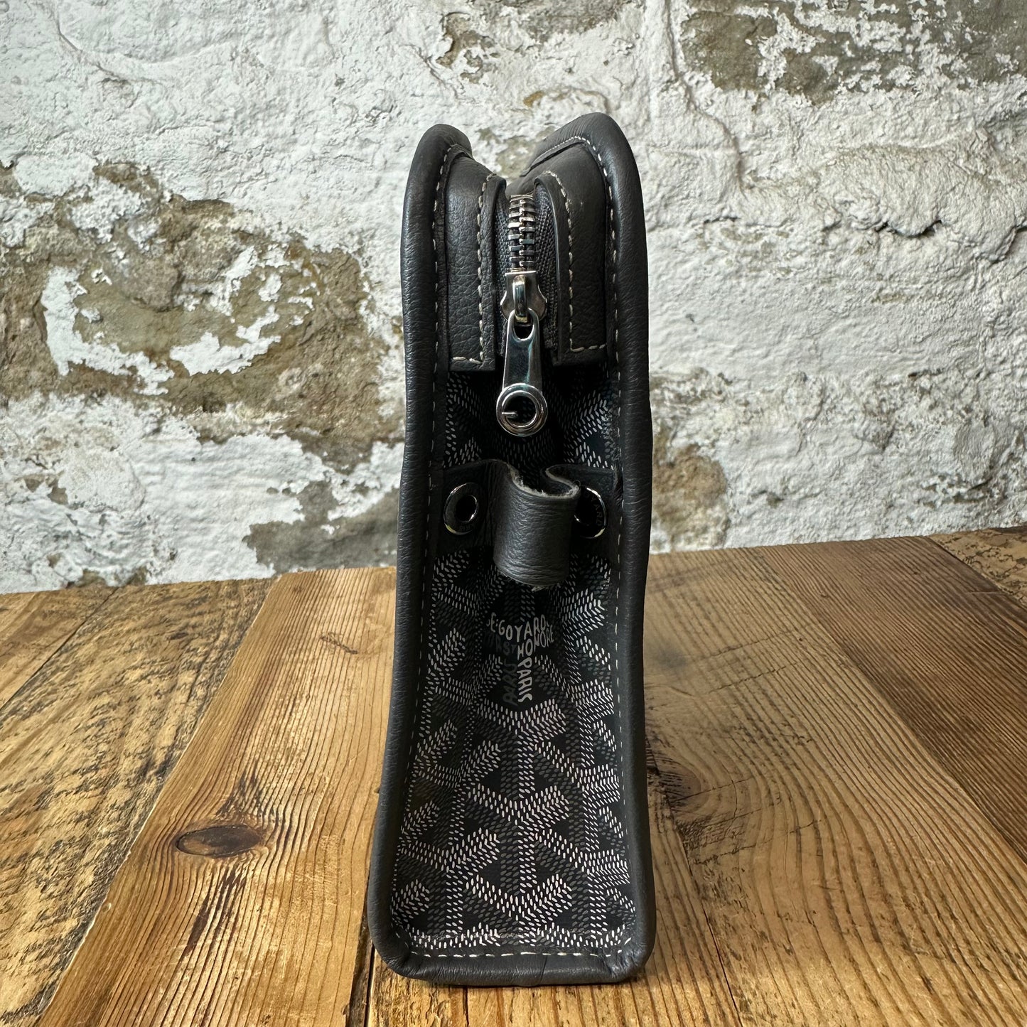 Goyard Jouvence Grey Monogram Toiletry Bag