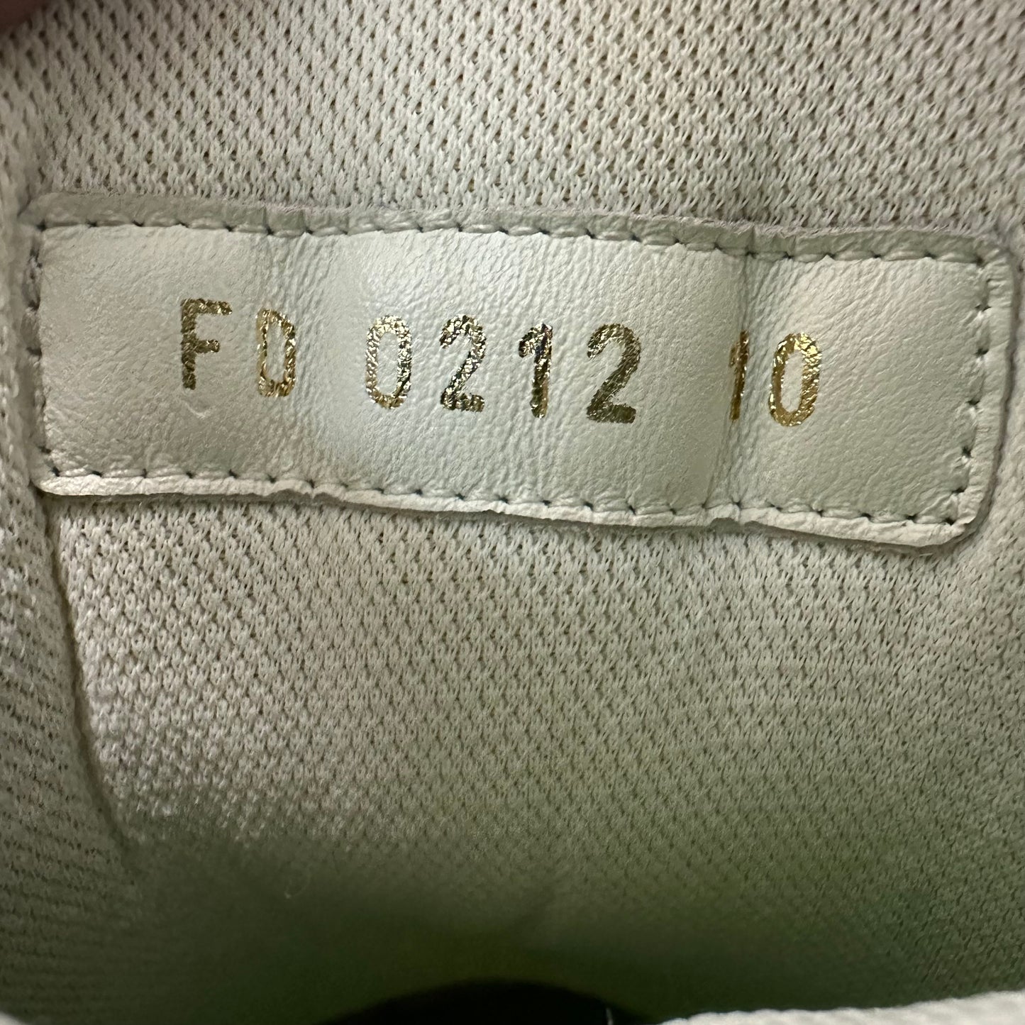 Louis Vuitton Green White Trainer Sneaker Sz 11.5 (10LV)