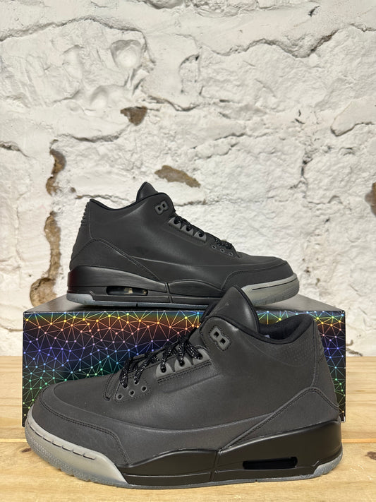 Air Jordan 3 5Lab3 Black Sz 9.5 DS