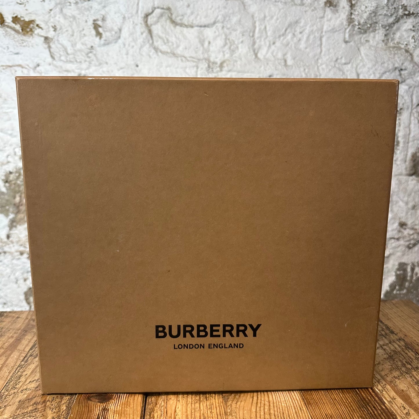 Burberry Arthur Brown Monogram Black Sneaker Sz 8 (41)