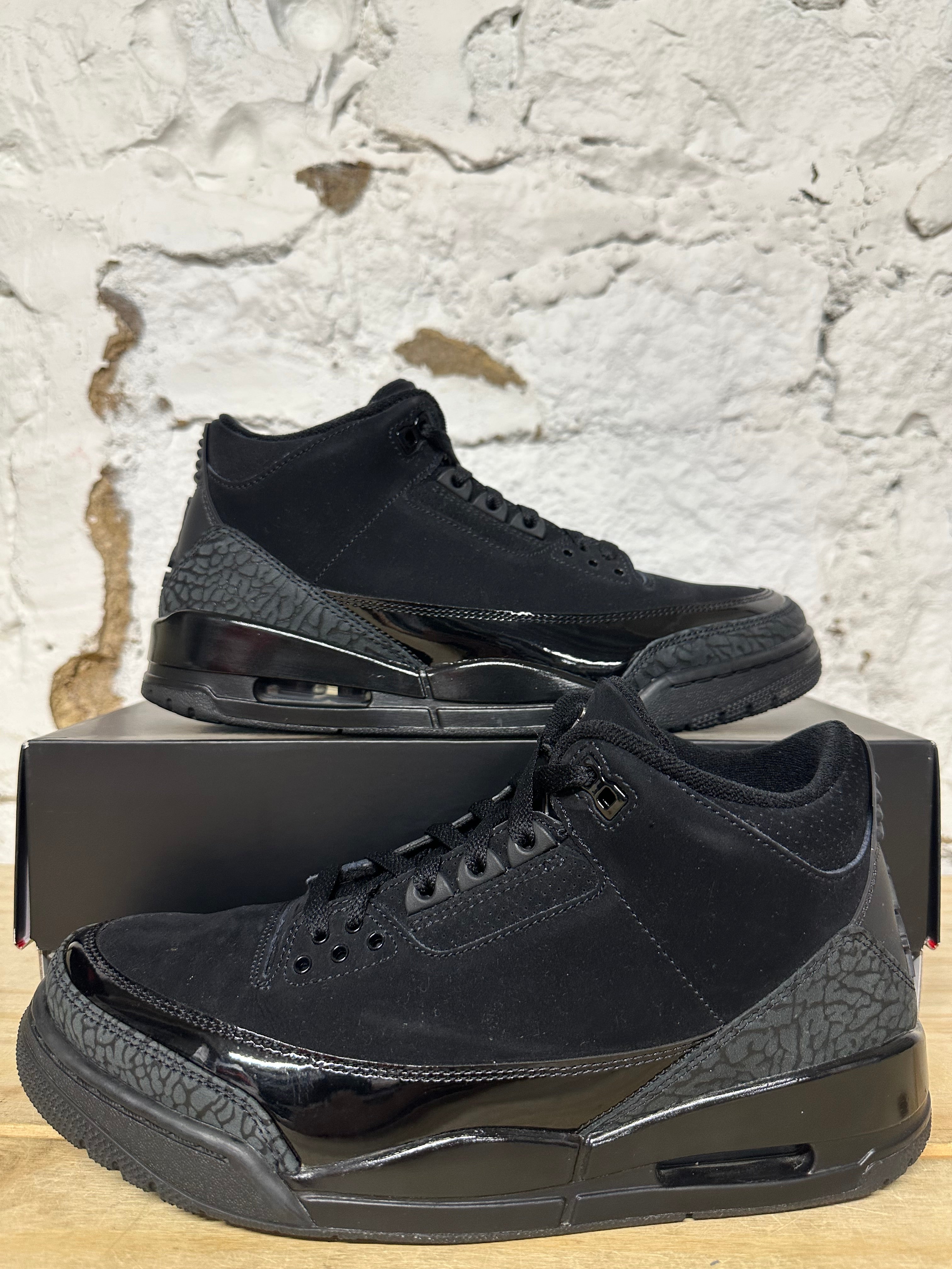 Air Jordan 3 Black Cat Sz 9.5