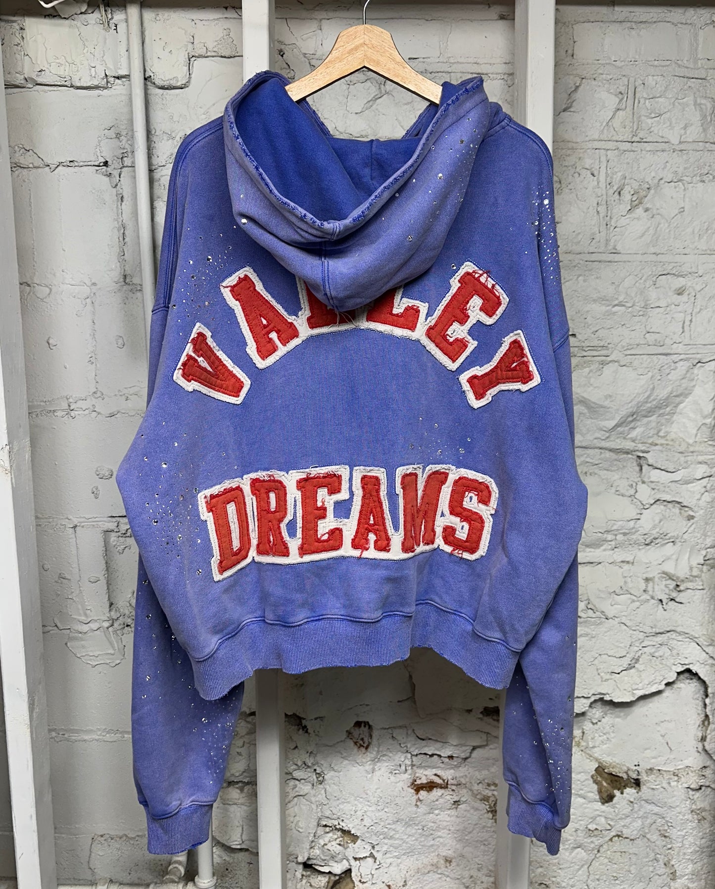 Vale Cluster Blue Zip Up Hoodie Sz XXL