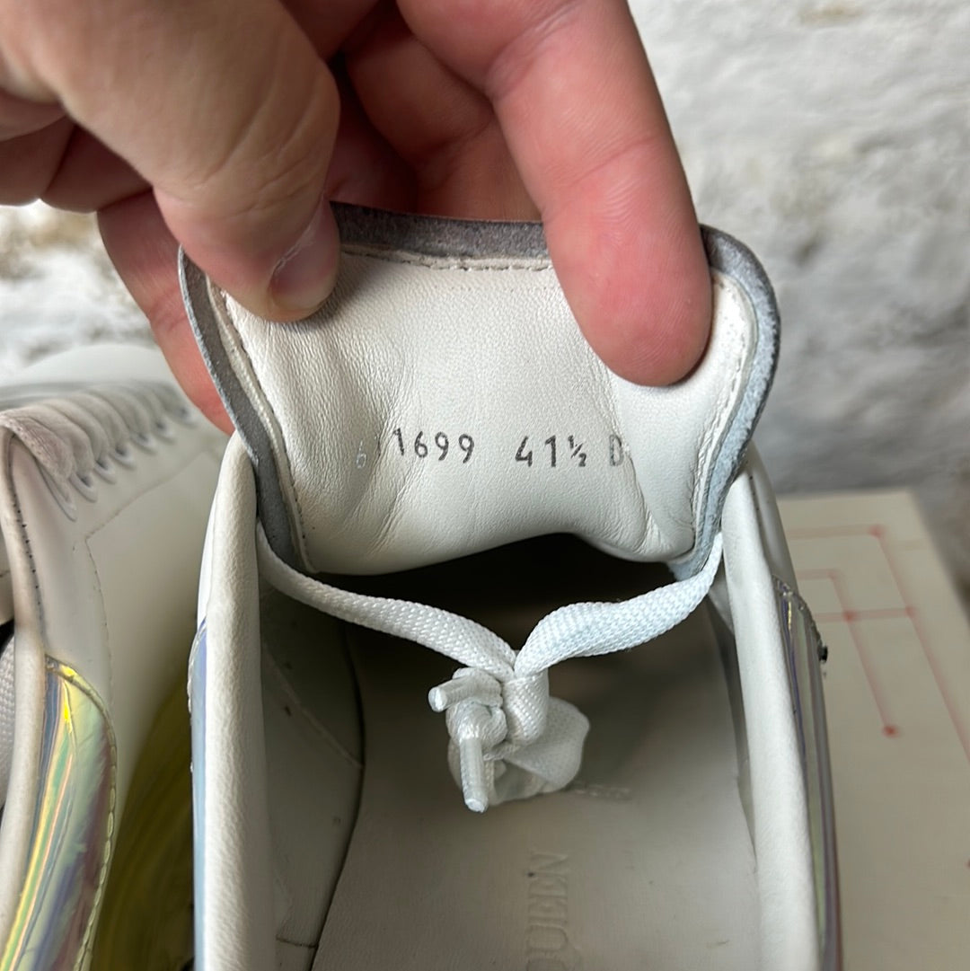 Alexander Mcqueen Iridescent Air Bubble Sz 8.5 (41.5)