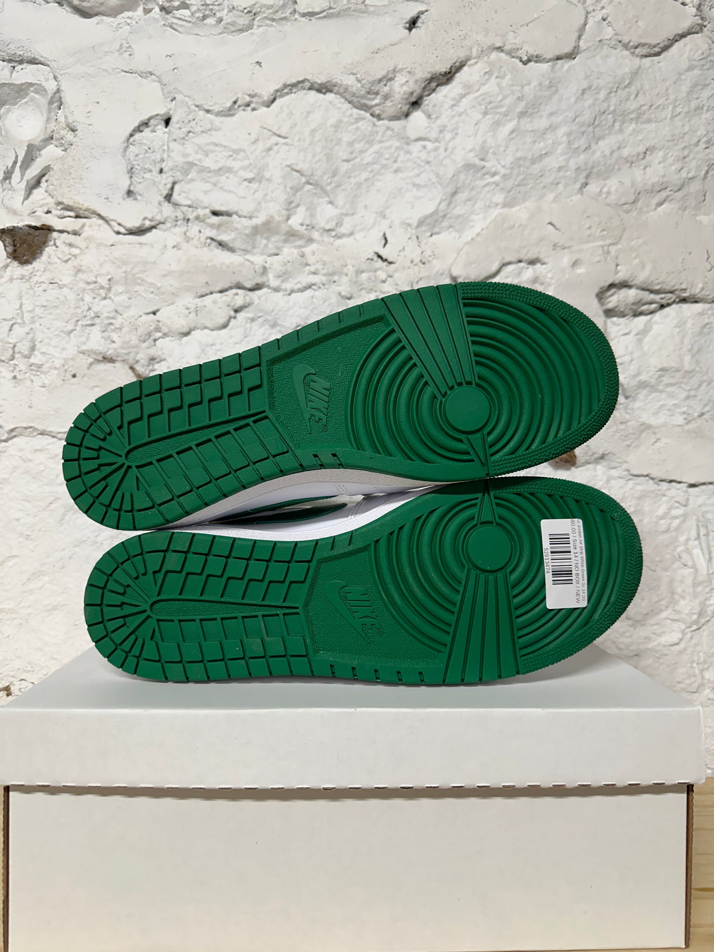 Air Jordan Air Ship White Green Sz 14 DS