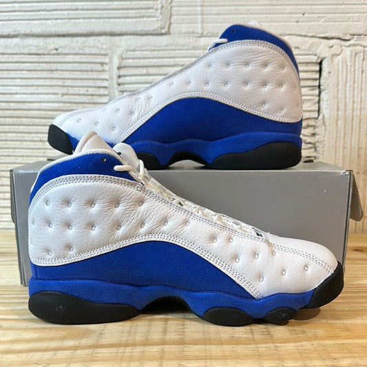 Air Jordan 13 White Hyper Royal Black Sz 8 DS