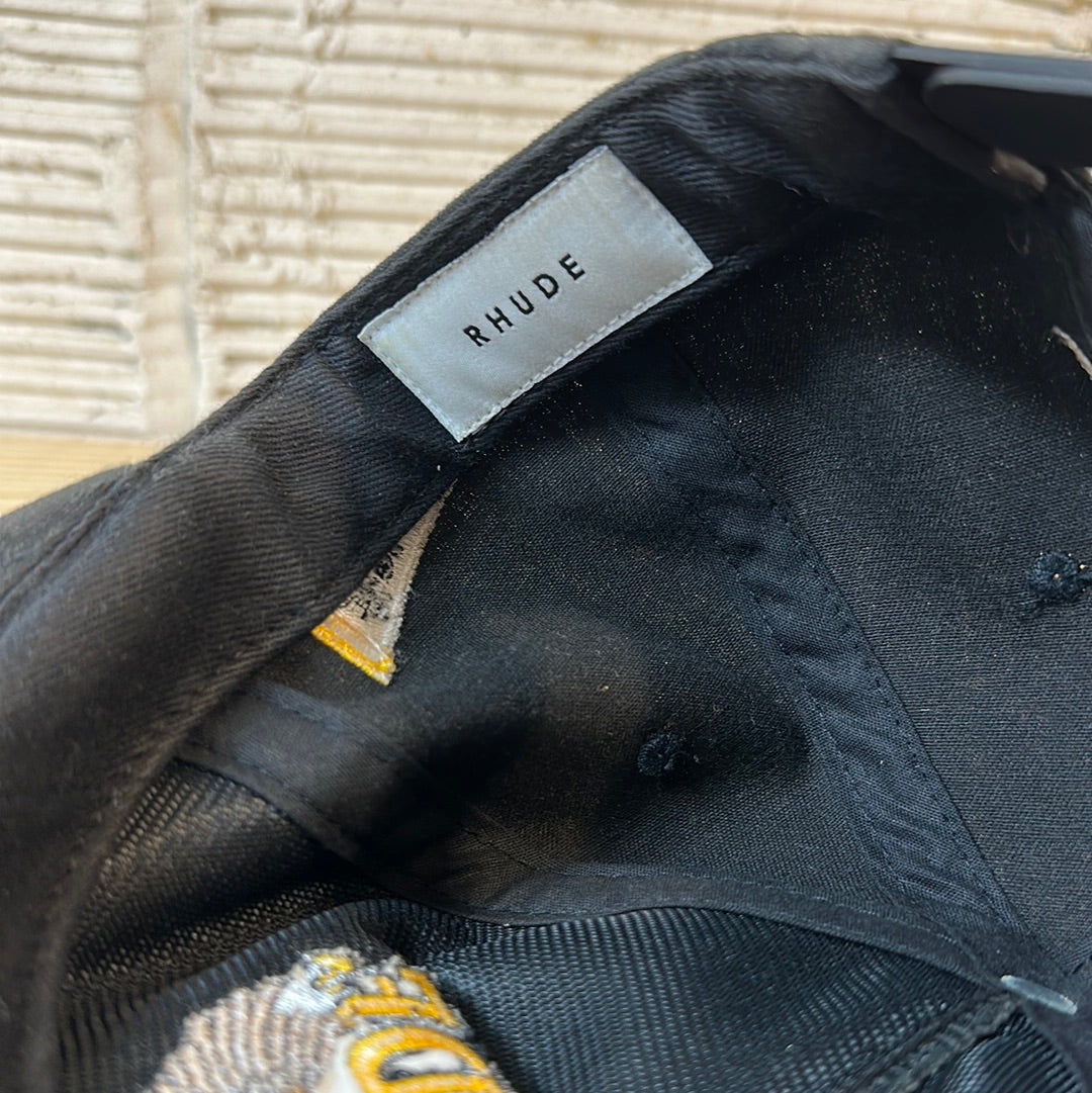 Rhude Eagle Hat Black