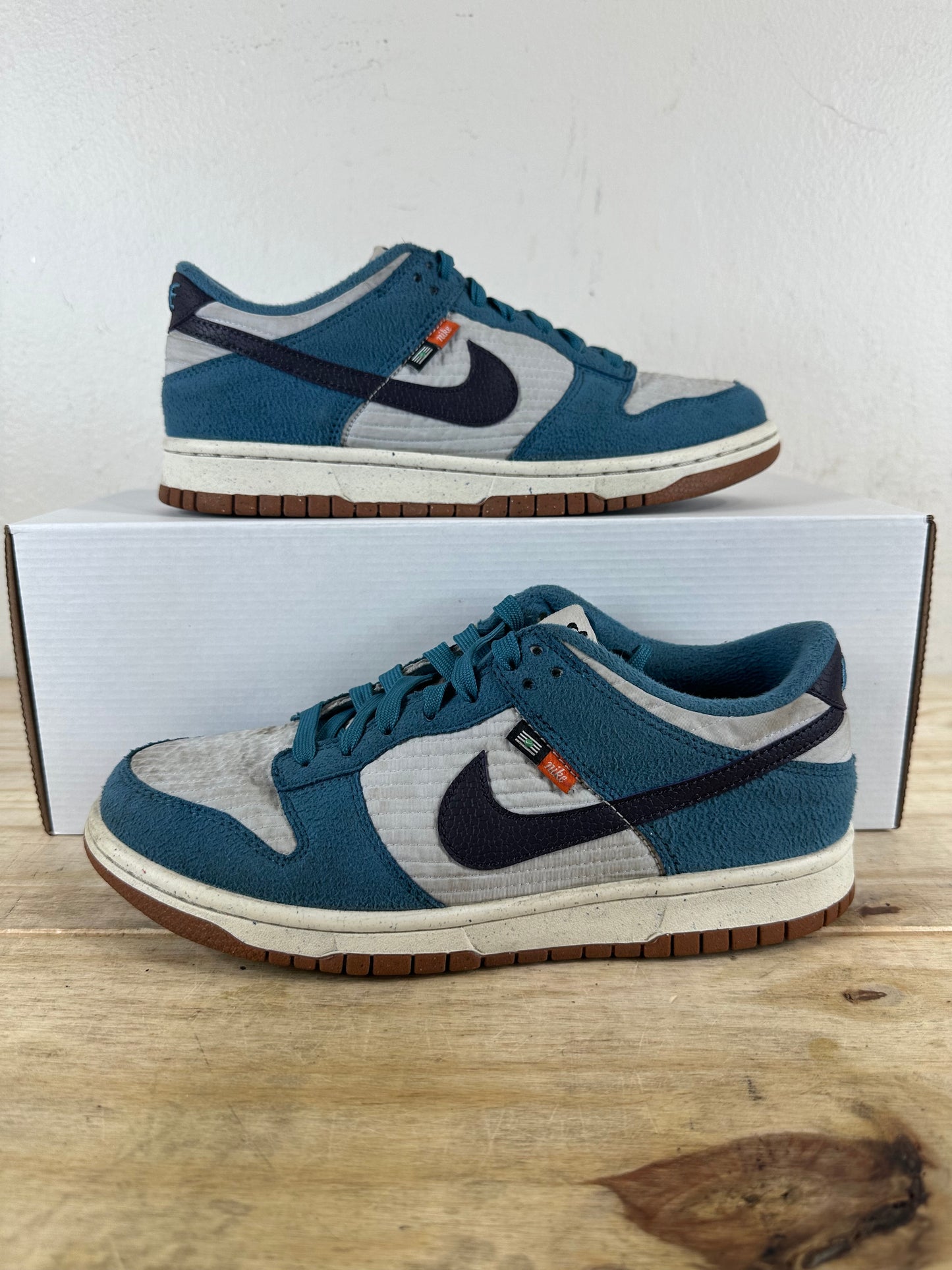 Nike Dunk Low Toasty Rift Blue Sz 6Y
