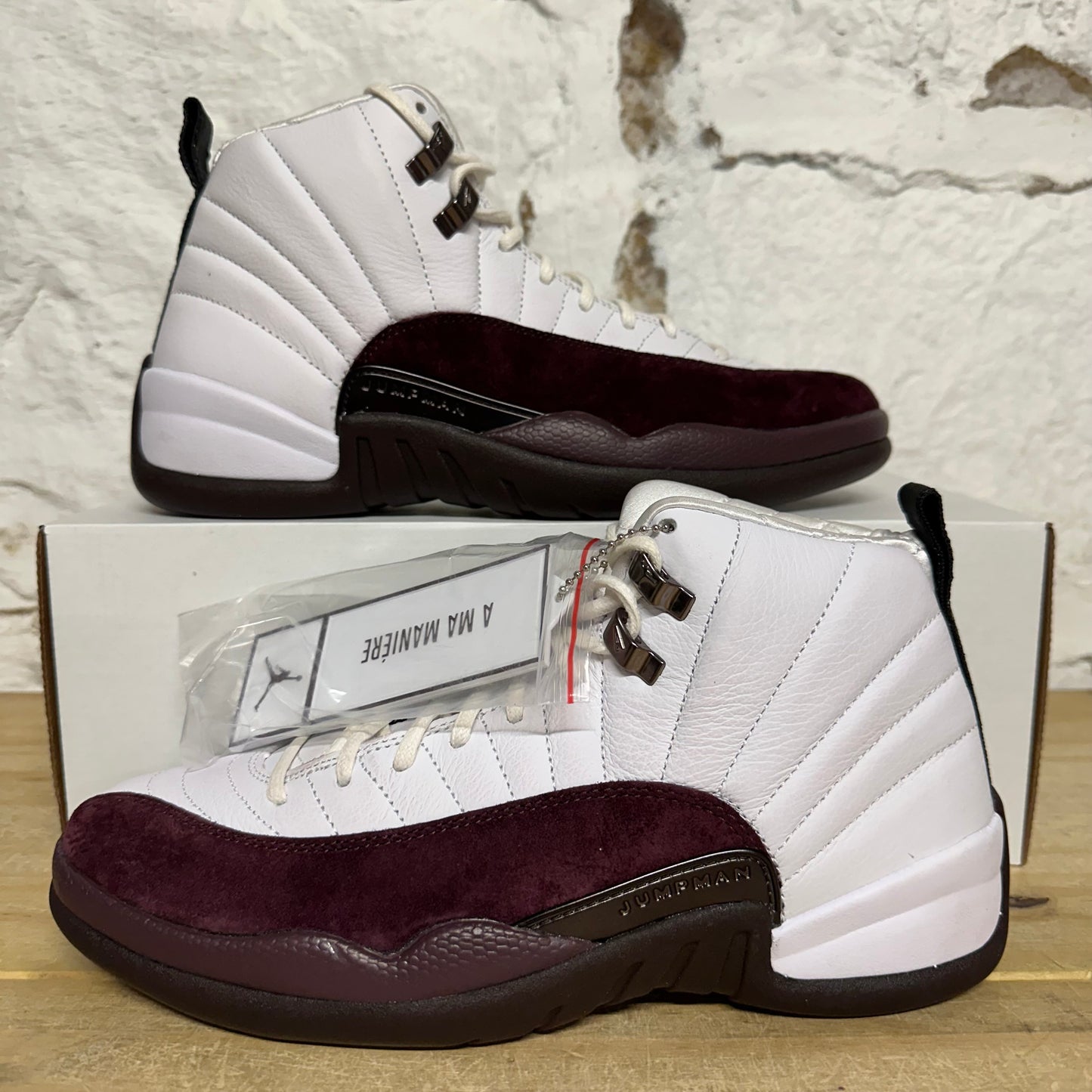 Air Jordan 12 A Ma Maniere White Sz 8.5 (10W)