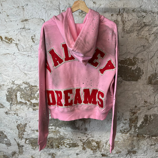 Vale Venus Cluster Zip Up Hoodie Pink Sz S DS