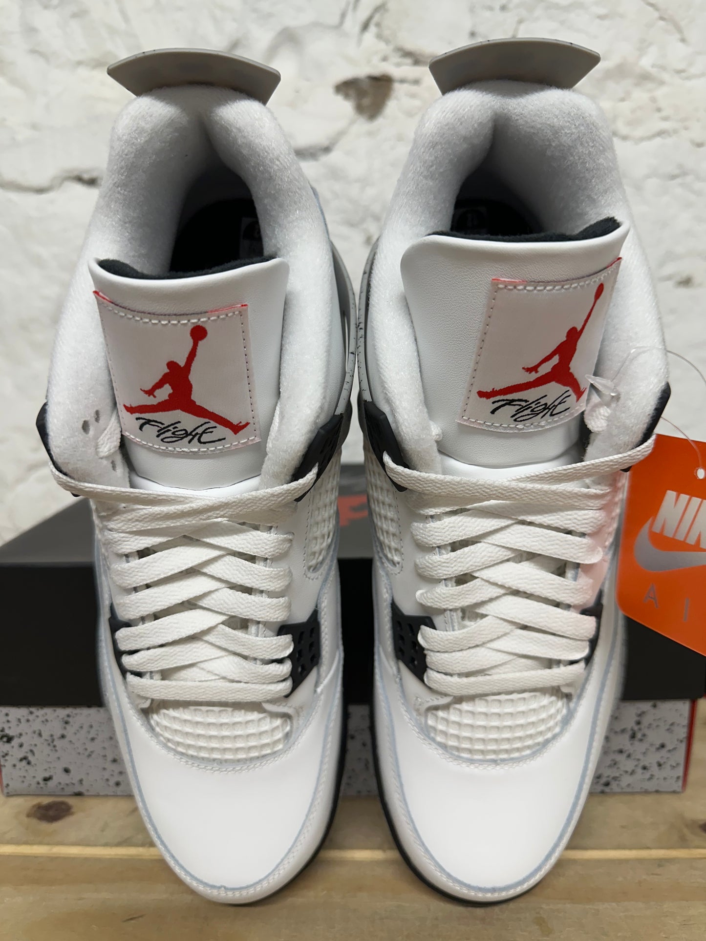 Air Jordan 4 White Cement Sz 12 DS