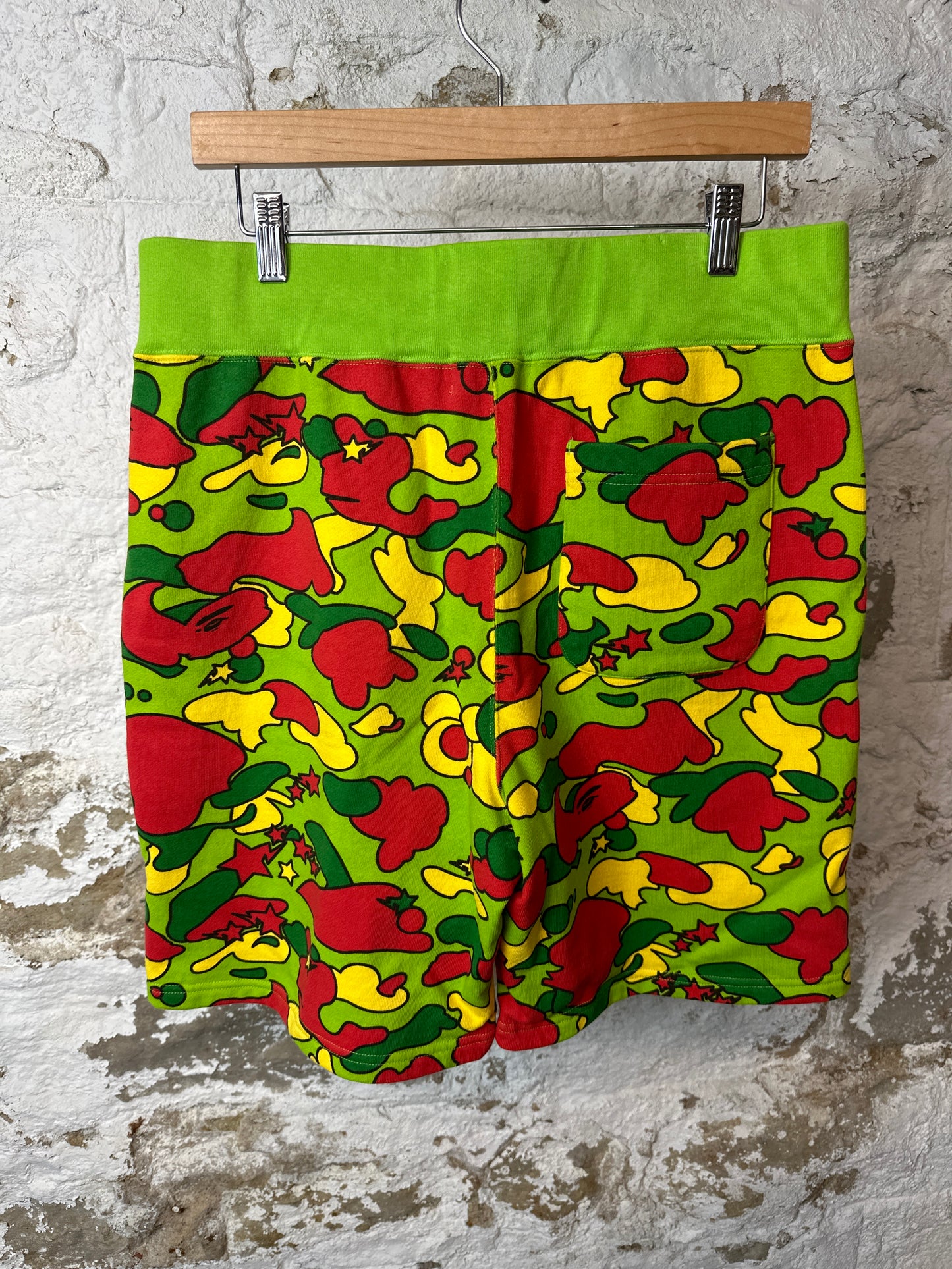 Bape Psyche Camo Shorts Sz L
