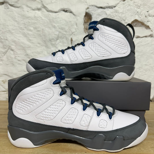 Air Jordan 9 Flint French Blue Sz 10