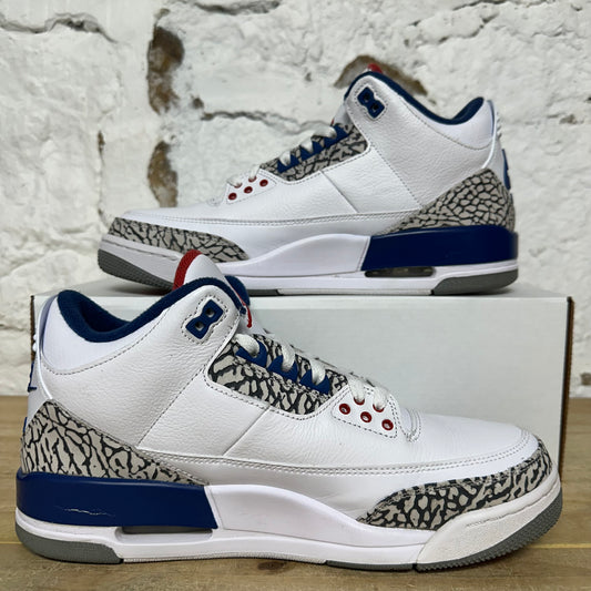Air Jordan 3 True Blue (2016) Sz 9.5