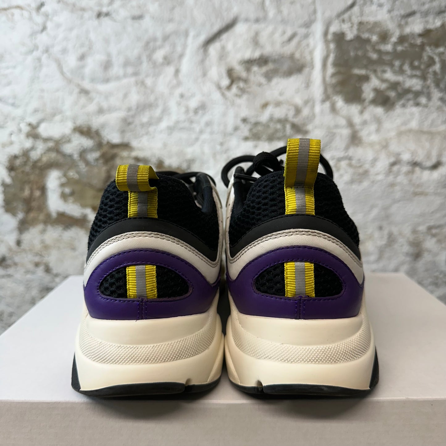 Dior B22 Black White Purple Sneaker Sz 7 (40)