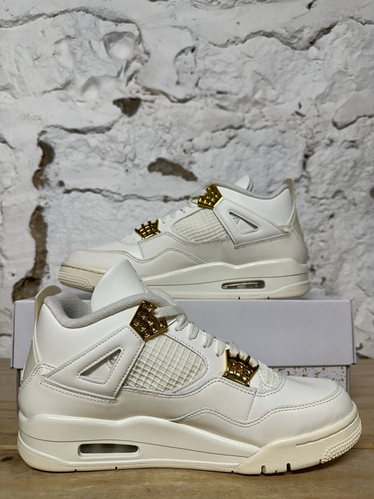 Air Jordan 4 Metallic Gold Sz 8.5 (10W) DS