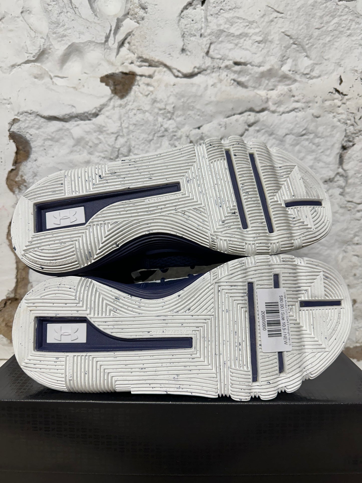 Under Armour Curry 3Zer0 2 Midnight Navy Sz 10.5 DS