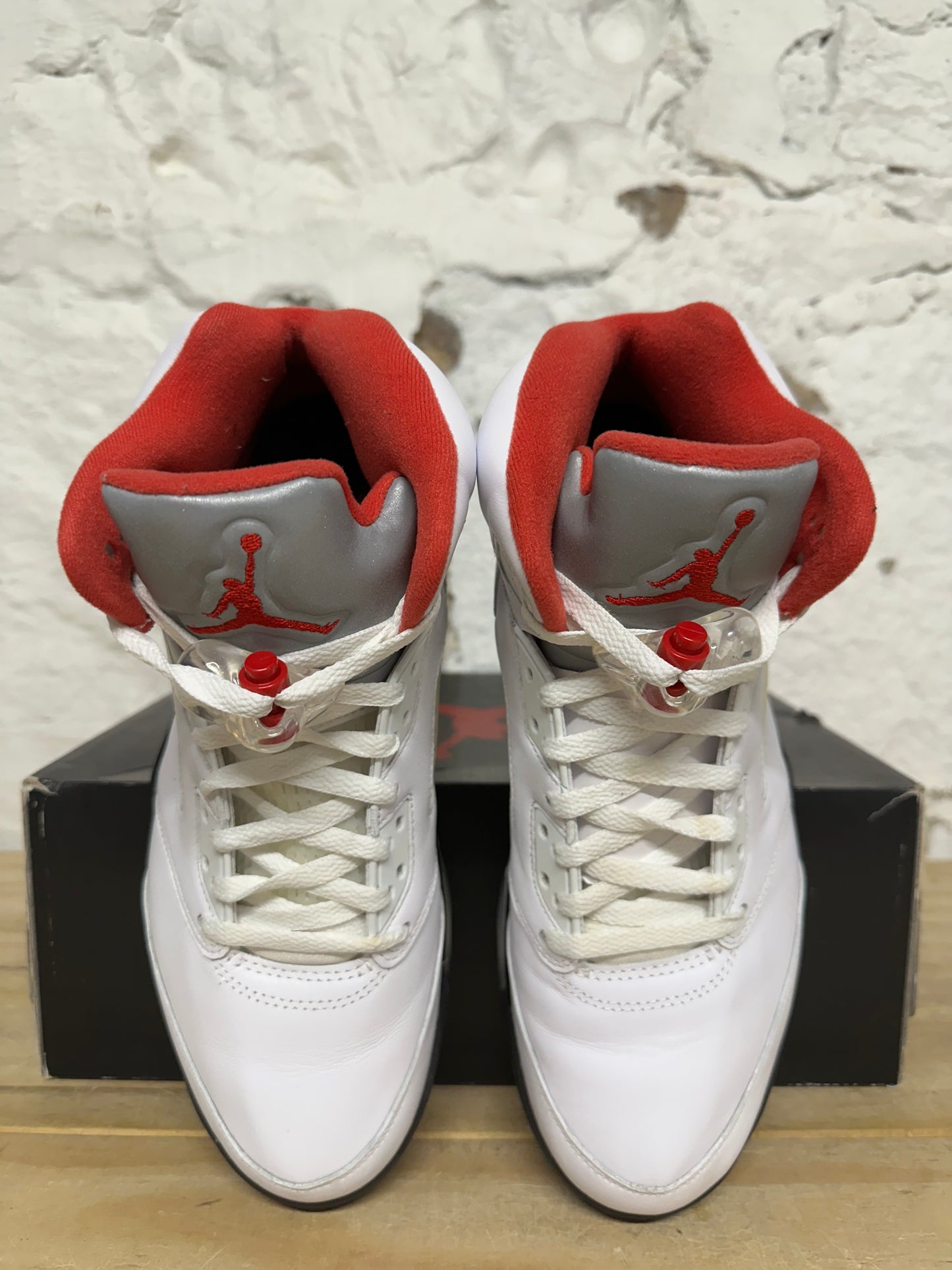 Air Jordan 5 Fire Red Silver Tongue (2020) Sz 10.5