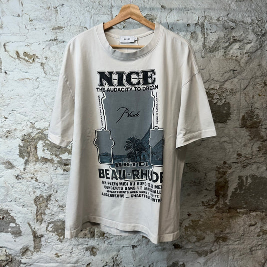 Rhude Nice T-shirt White Sz L